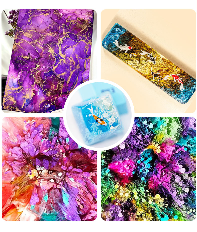 10ml Alcohol Ink Art Epoxy Res - Resin Pigment Alcohol Ink recension och pris