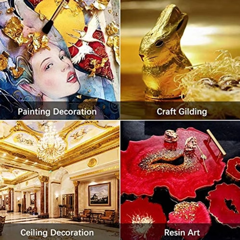 100pcs Imitation Gold Sliver C - Resin Art Wedding Gift recension och pris