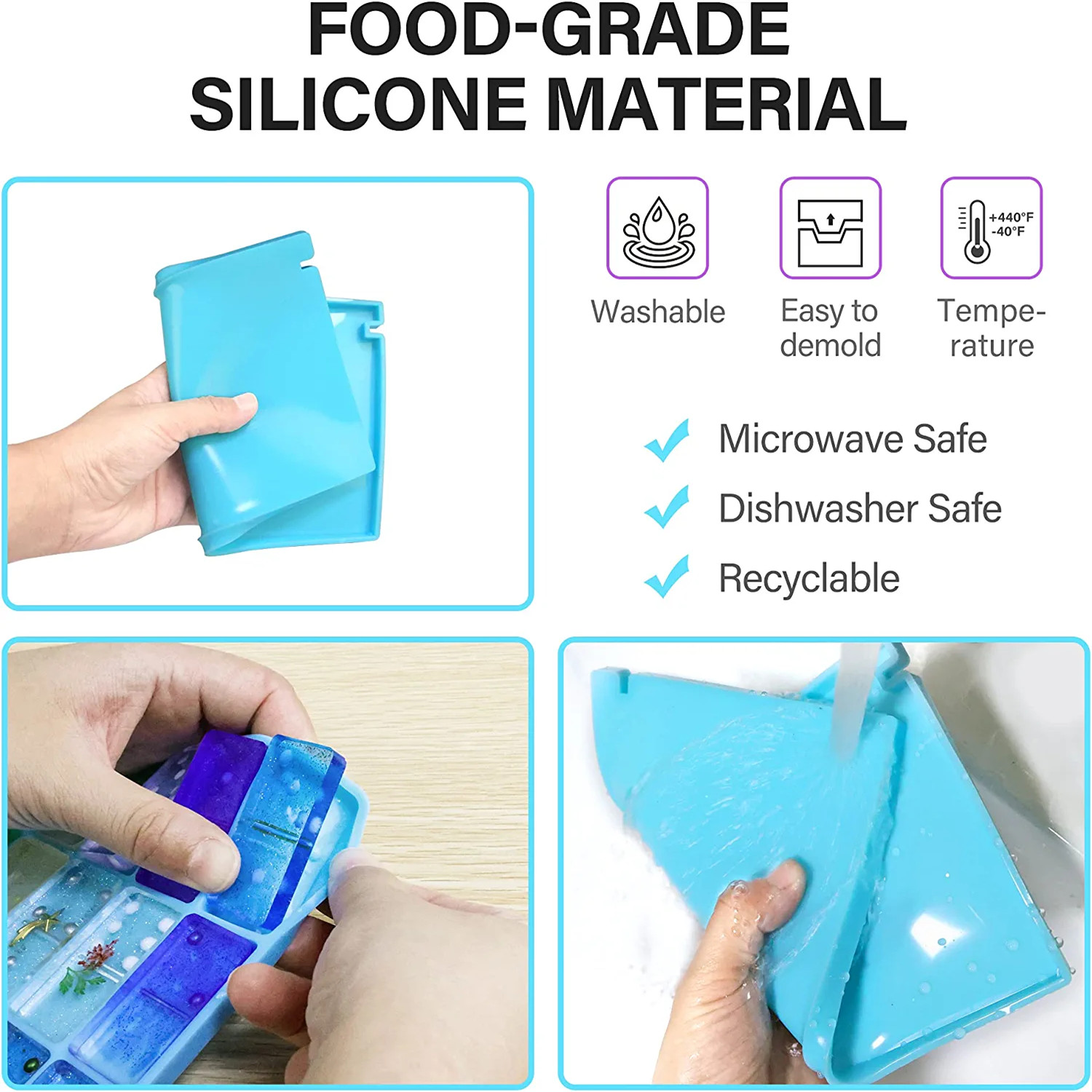 Domino Molds Silicone Epoxy Re - Resin Art Equipment recension och pris